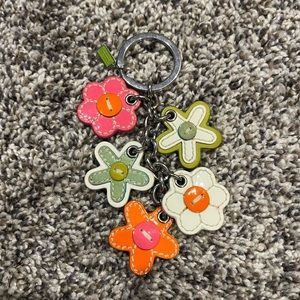 Coach Vintage Flowers Charm